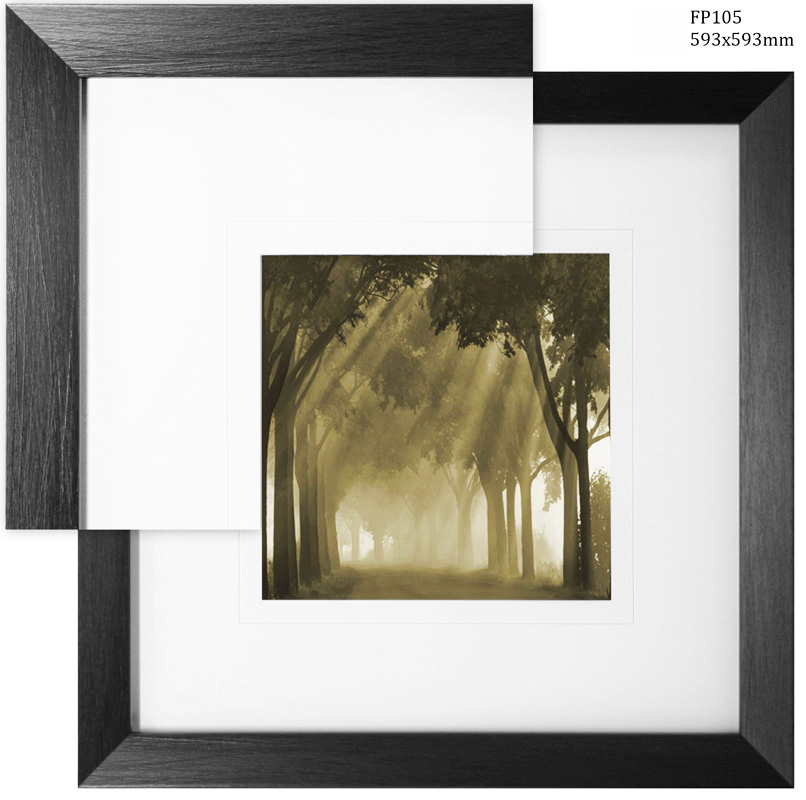 FP105 Wall décor art framed print landscape black frame